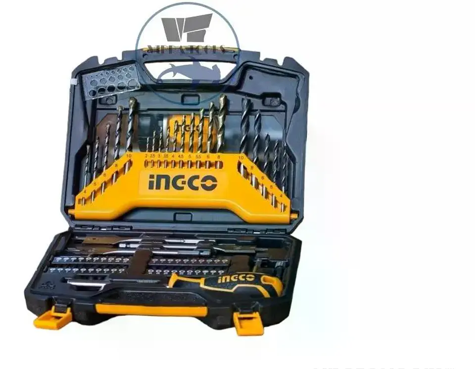 Set Juego De Brocas Y Puntas 67 Piezas Ingco + Maleta  2