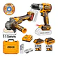 Set Kit Taladro Y Esmeril Bl Inalamb 20v Ingco + 2 Bat + Acc - Miniatura 2