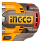 Set Taladro Percutor + Llave De Impacto Ingco +acc Ckli20275 Naranja Claro 20v 50hz/60hz - Miniatura 10