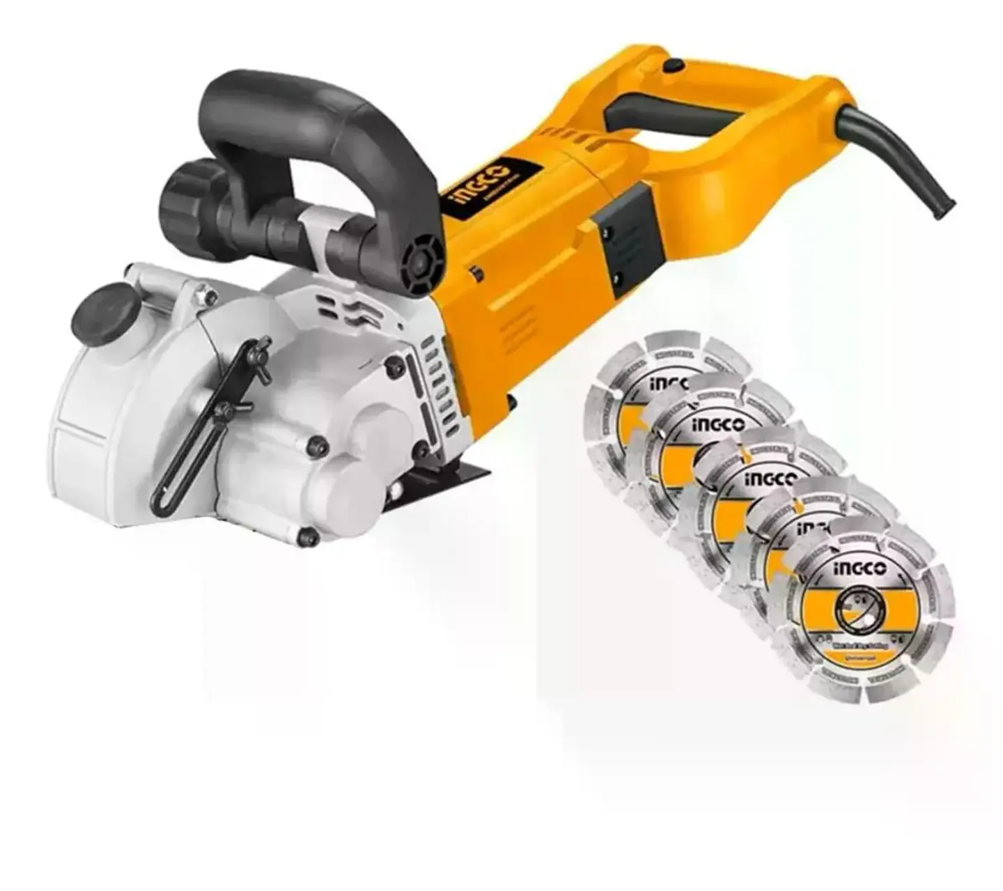 Sierra Cortadora De Muro Electric Ingco 130mm 3000w Wlc30001 2