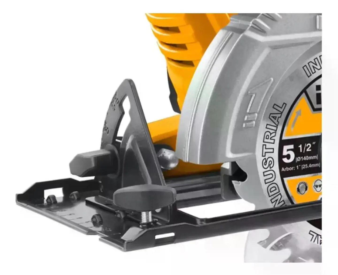 Sierra Circular Inalambrica Ingco 20v 140 Mm Indus Csli1401 Naranja Claro 50 Hz 4