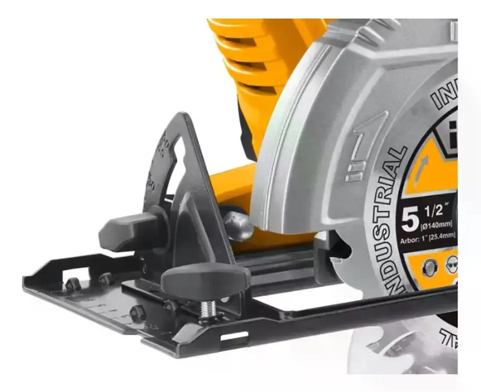Sierra Circular Inalambrica Ingco 20v 140 Mm Indus Csli1401 Naranja Claro 50 Hz 4