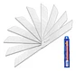Set Pack 10 Und Repuesto Cuchillo Cartonero Wadfow 18x100 Mm - Miniatura 5