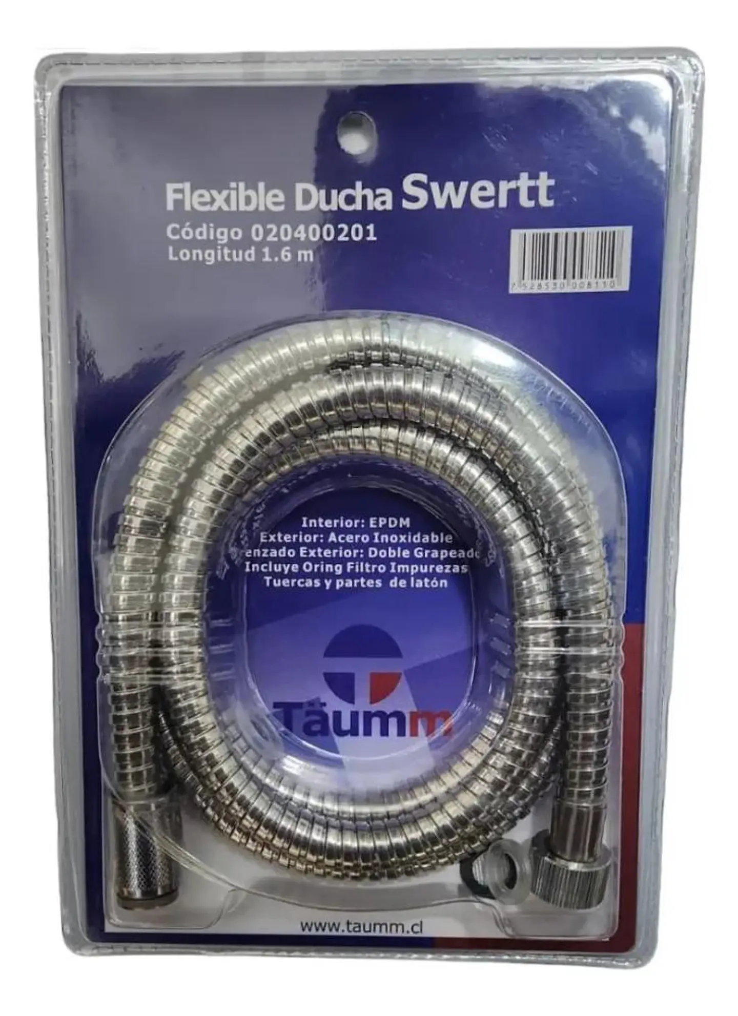 Set Juego Ducha Swertt Taumm Mango Duc + Flexible + Colgador 9