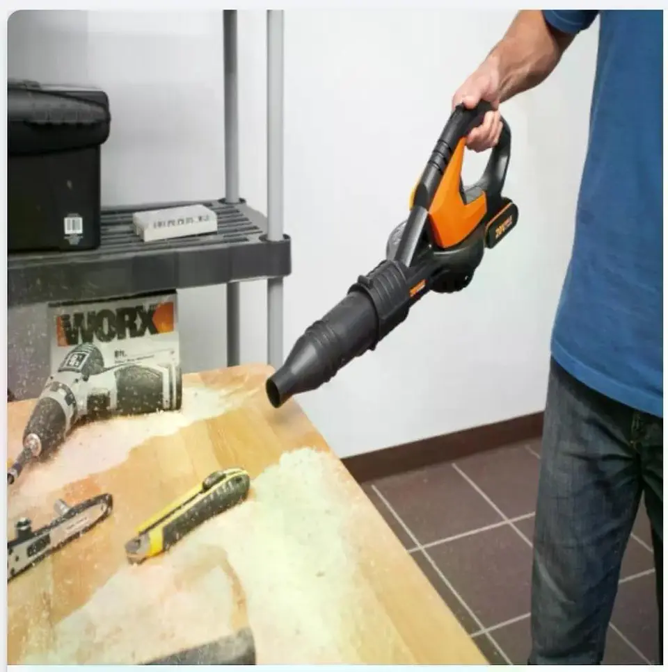 Soplador / Barredor Inalámbrico Worx 20v + Bat + Carg + 9 Pz 5
