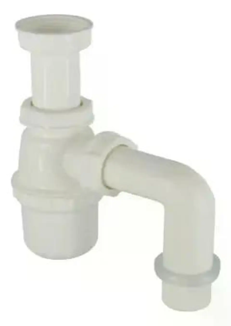 Sifon 1.1/4 Plastico Con Codo Salida Taumm Blanco 3