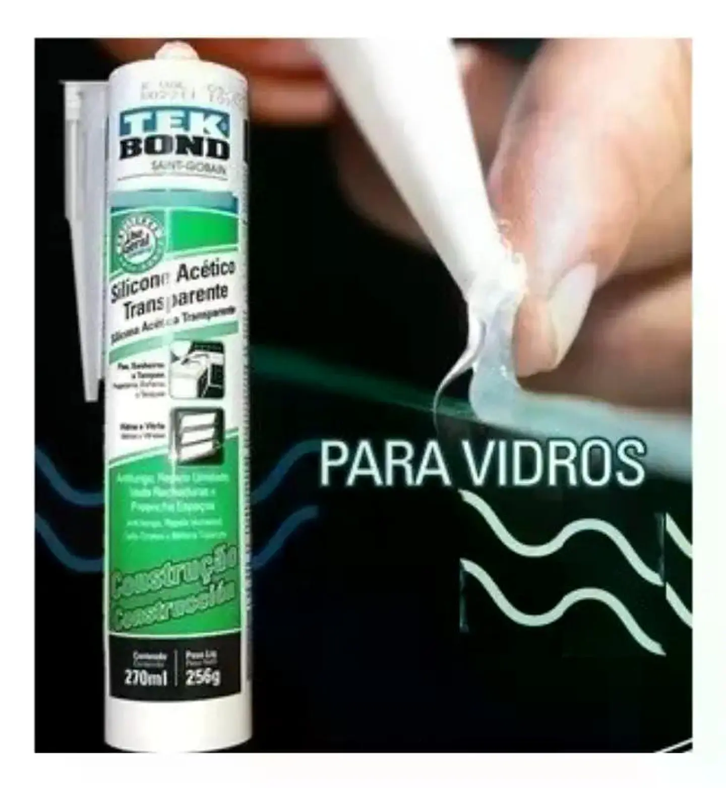 Silicona Acetica Constru Tekbond 270 Ml Incoloro Transparent 4
