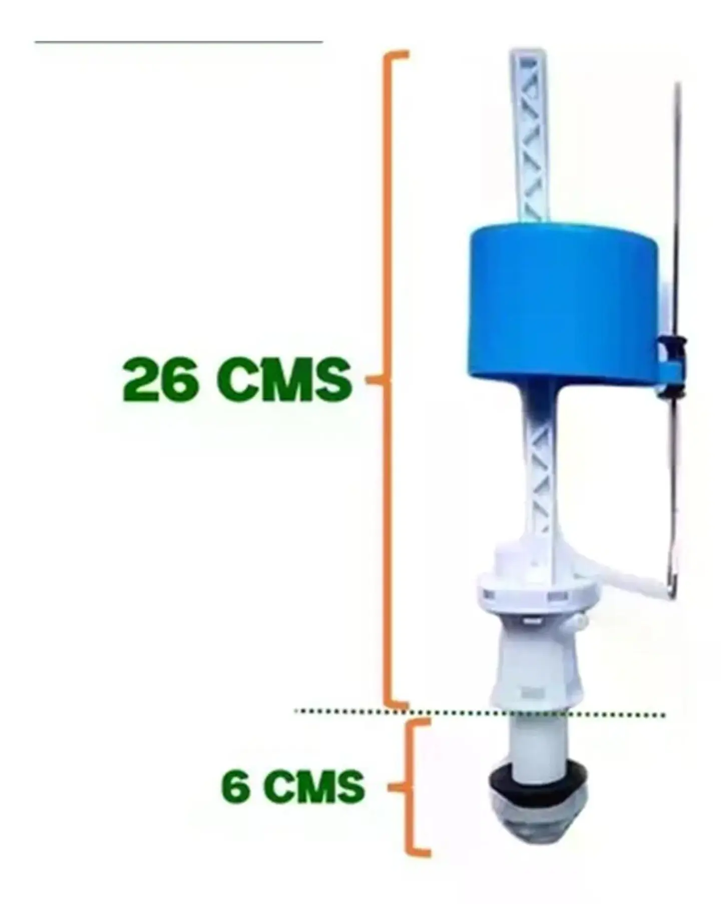 Valvula De Carga Vertical Para Wc Baño Taumm Tipo Fm 3