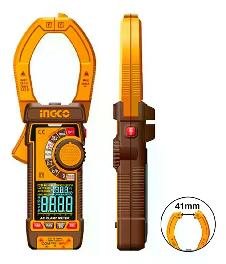 Tester Tenaza Pinza Amperimetro Multimetro Digital 1000a Ing 2