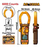 Tester Tenaza Pinza Amperimetro Multimetro Digital 1000a Ing - Miniatura 4
