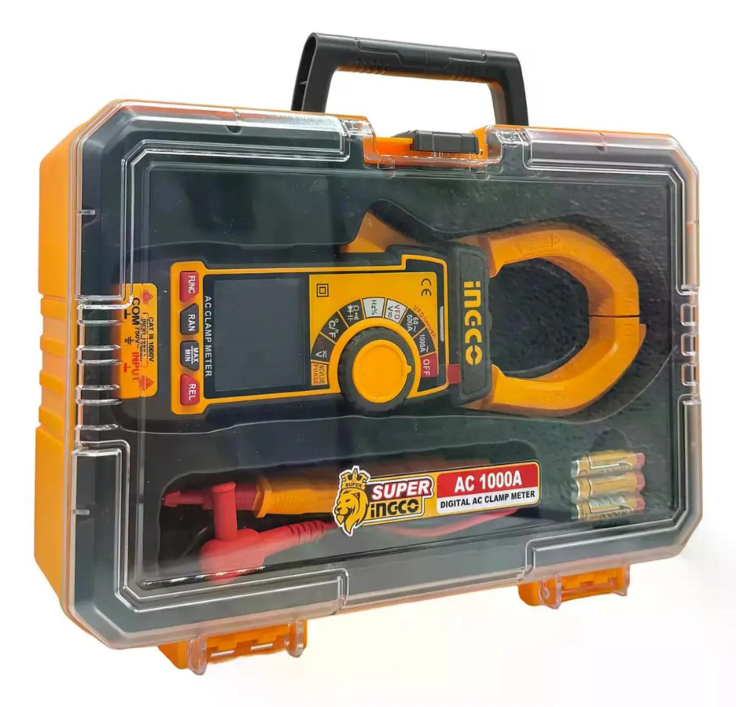 Tester Tenaza Pinza Amperimetro Multimetro Digital 1000a Ing 6