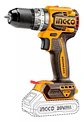 Taladro Atornillador Ingco Brushless +bat+ Carg Cidli20602-7 Naranja/marrón 50 Hz/60 Hz - Miniatura 2