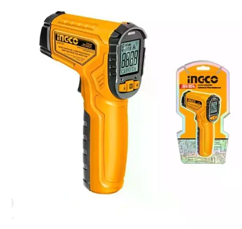 Termómetro Infrarrojo Digital Ingco -50 C ~ +450 C 0.5s + Pi