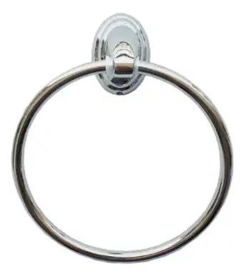 Toallero Aro, Toalla De Mano Metal Accesorio Baño Cromado 4