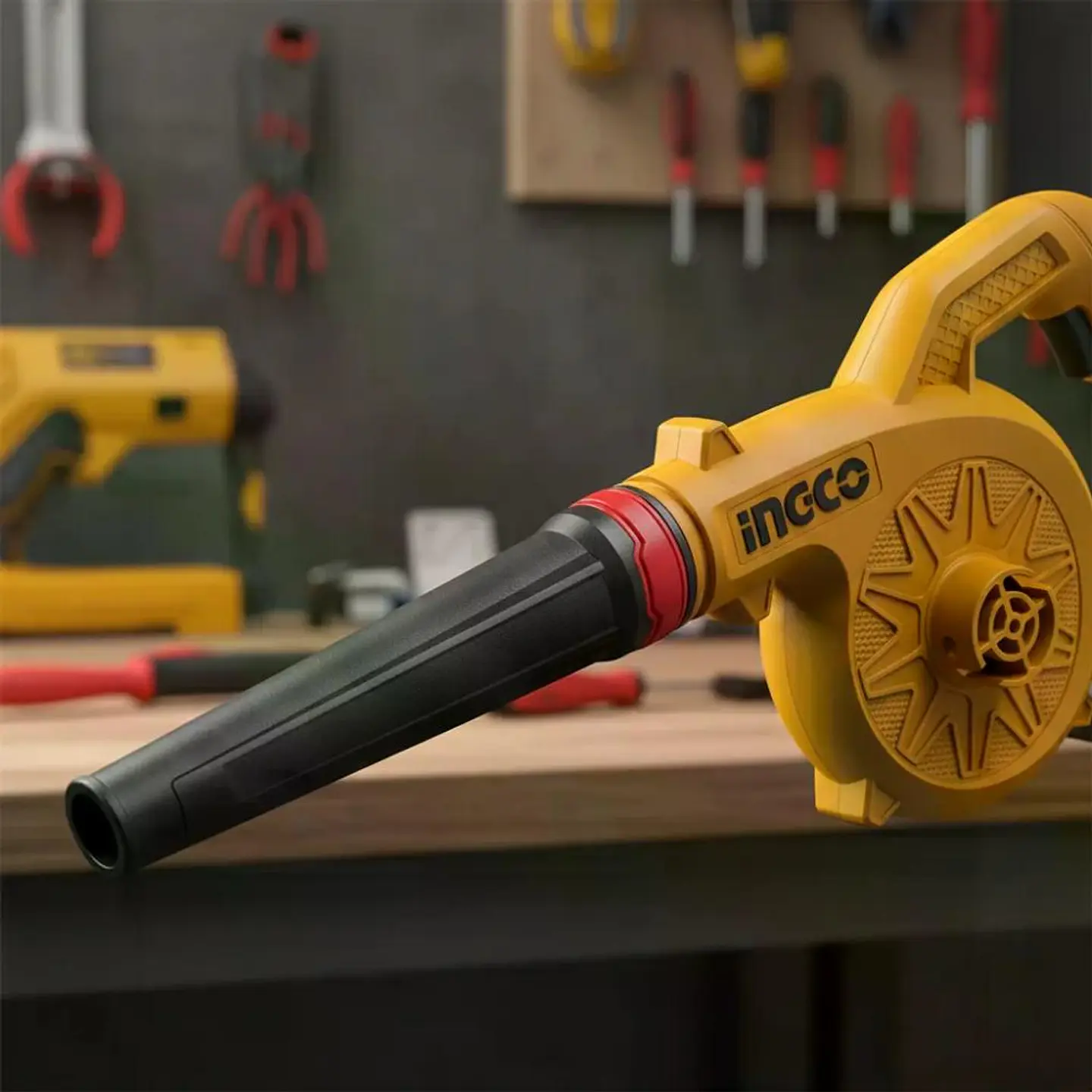 Soplador Inalambrico 20v 2.7 M3 Ingco Bat + Carg Cabli20781 Marrón 10