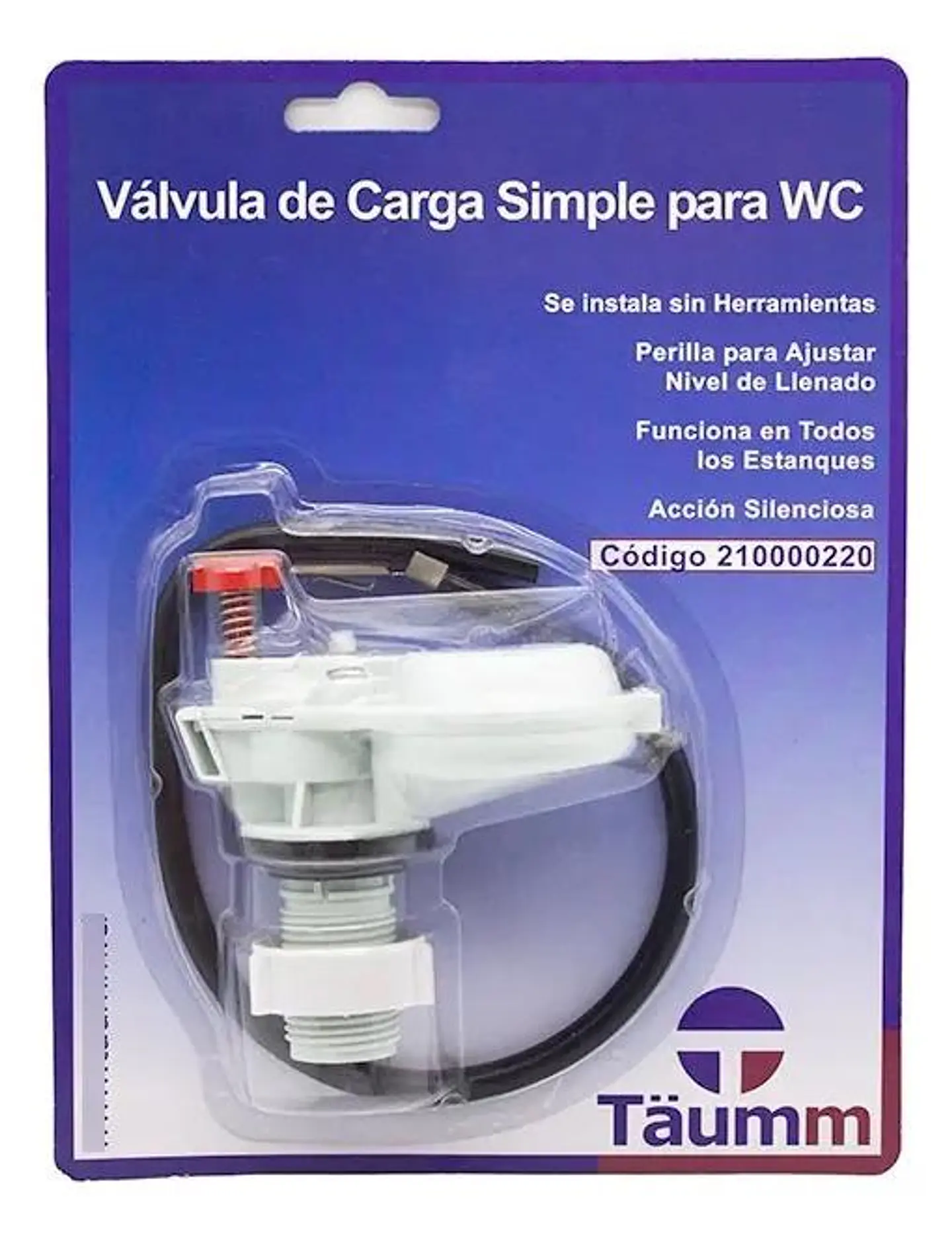 Valvula De Carga Simple Para Wc Taumm 3