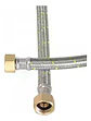 Flexible Para Gas Hi-hi 3/8 Izqx 1/2 60 Cm Taumm Acero Inox - Miniatura 1