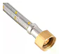 Flexible Para Gas Hi-hi 3/8 Izqx 1/2 60 Cm Taumm Acero Inox - Miniatura 2