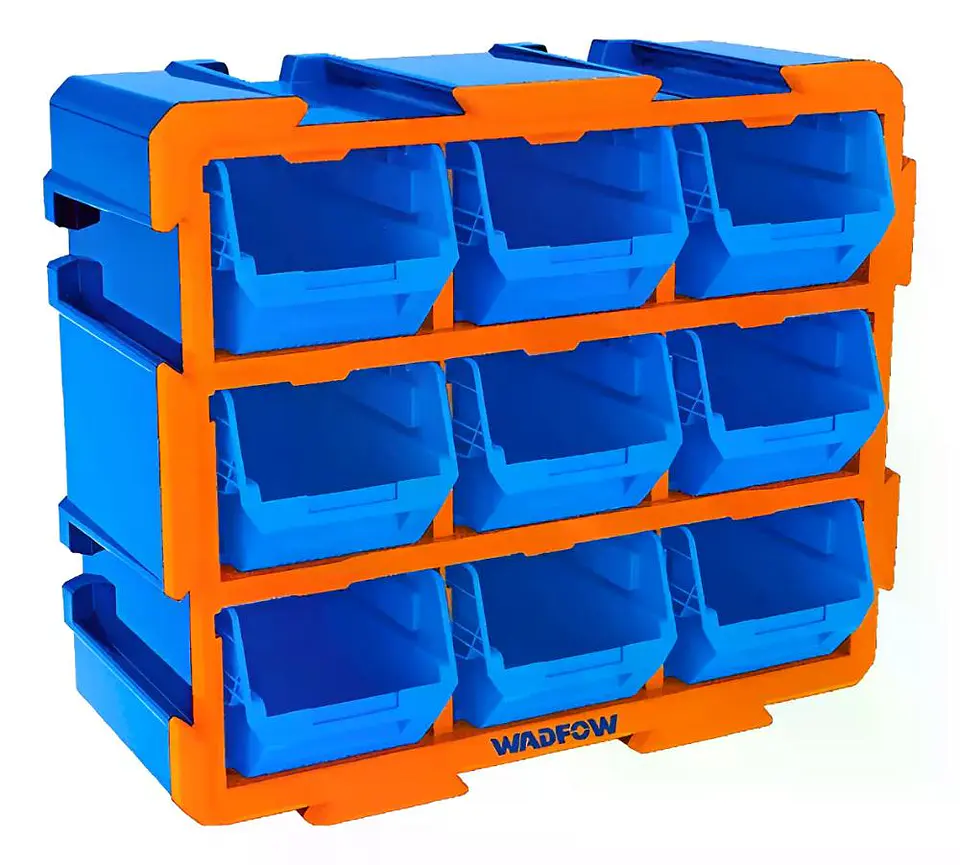 Gavetero Organizador Plastico 9 Cajones Cajonera Azul Azul 1