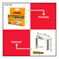 Grapas Grampas 8 X 0.7mm 1000 Und Para Hsg1403 Ingco Sts0108 Plateado - Miniatura 2