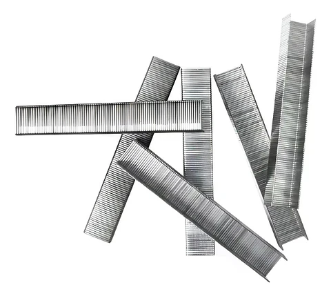 Grapas Para Grapadora Industrial Ingco Sts0208 8x1.2mm 1000 Packs X 1000 Unidades Color Plateado