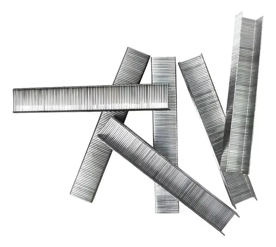 Grapas Para Grapadora Industrial Ingco Sts0208 8x1.2mm 1000 Packs X 1000 Unidades Color Plateado 1