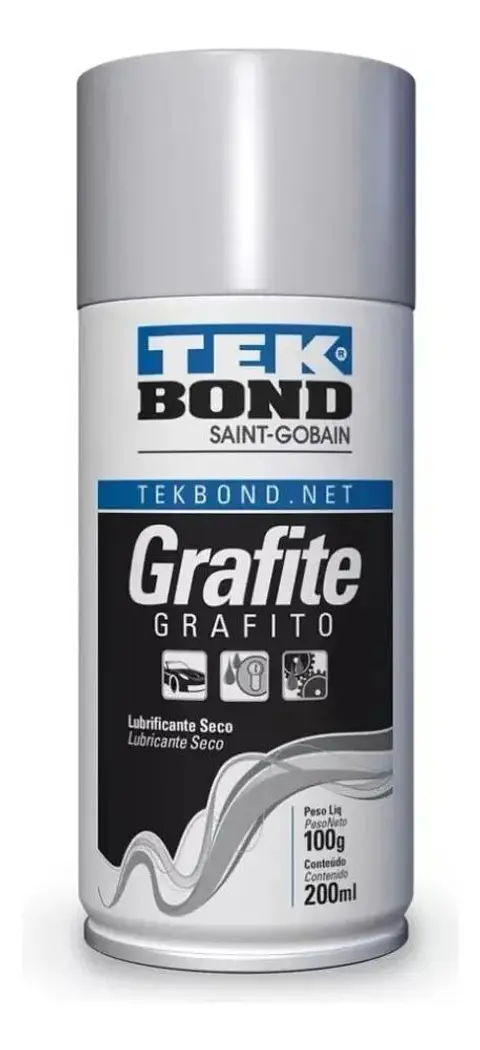 Lubricante De Grafito En Spray 200 Ml 100 Gr Lubricante Seco