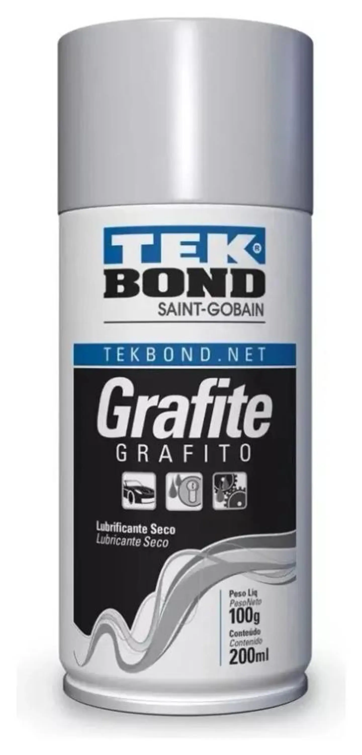 Lubricante De Grafito En Spray 200 Ml 100 Gr Lubricante Seco 1