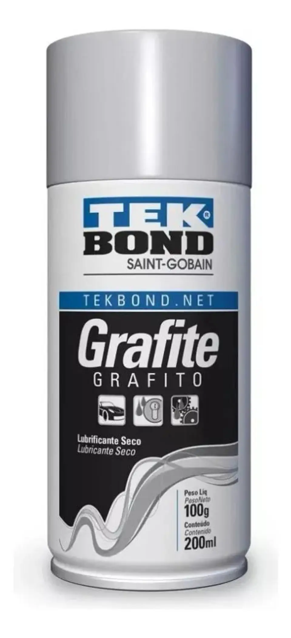 Lubricante De Grafito En Spray 200 Ml 100 Gr Lubricante Seco 1