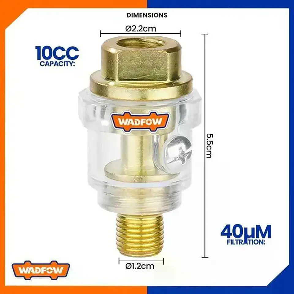 Lubricador Herramientas Neumaticas 10 Cc 1/4 Pulgadas Wadfow 7