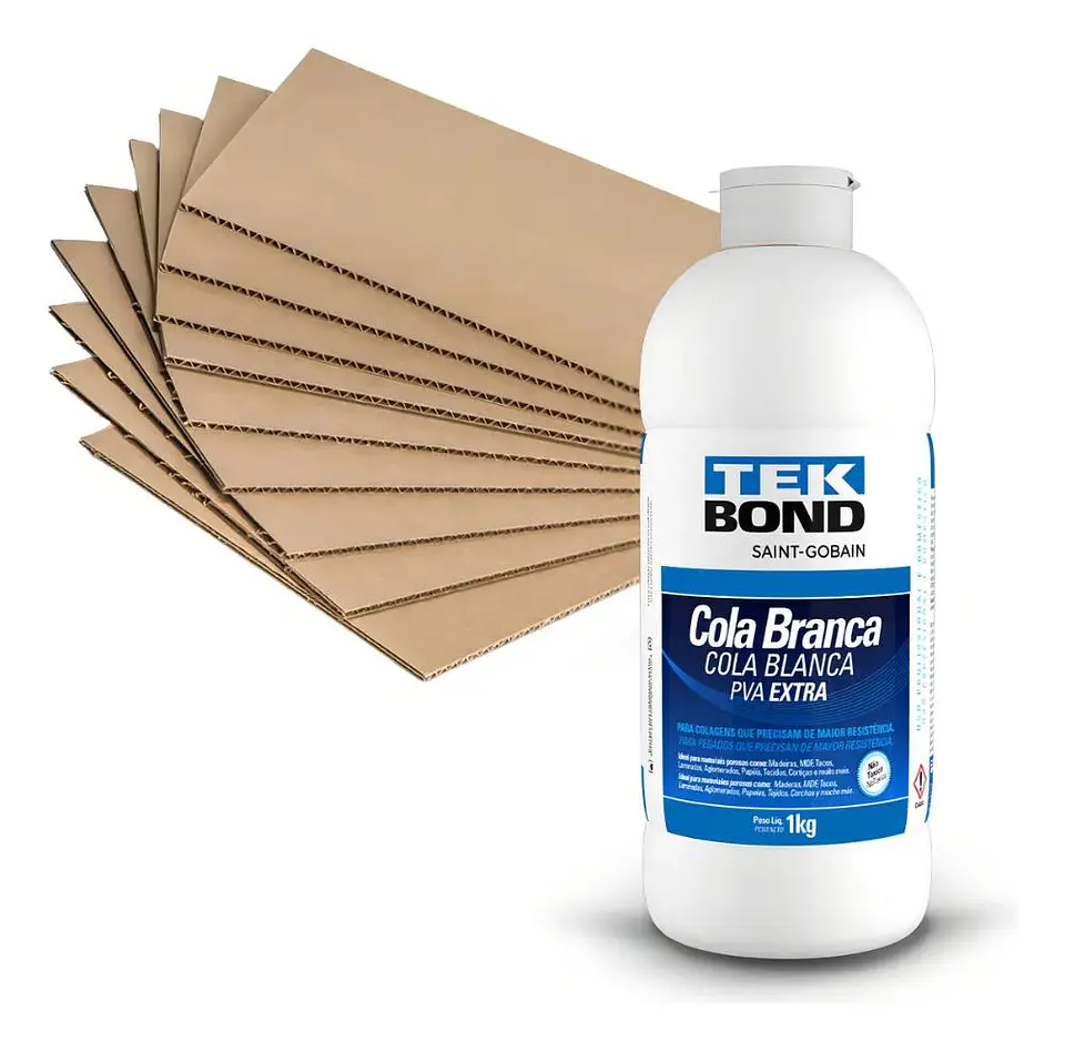 Pegamento Pva Blanco Tekbond 1 Kg Para Madera Papel Mdf 6
