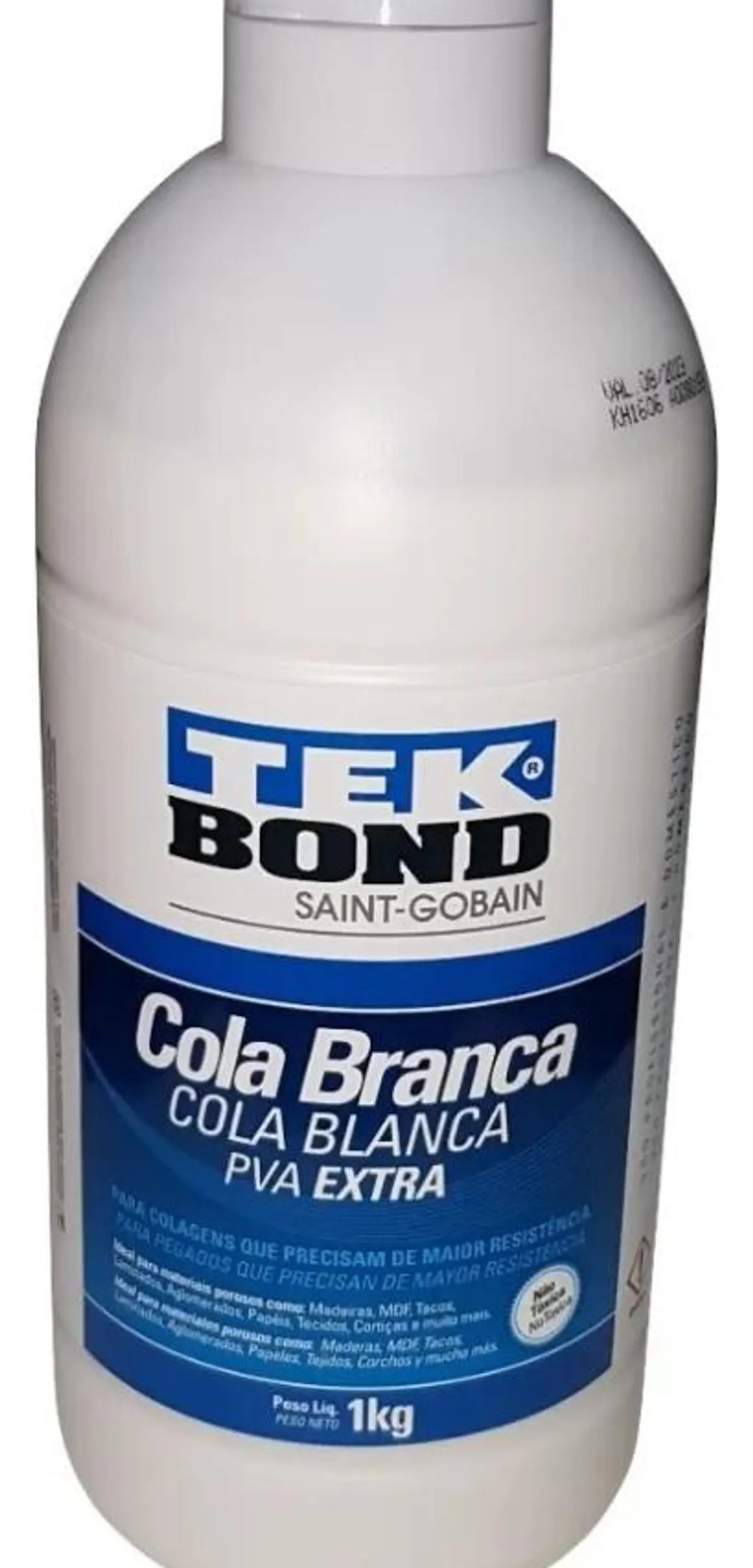 Pegamento Pva Blanco Tekbond 1 Kg Para Madera Papel Mdf 8