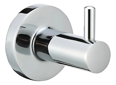 Perchero Toallero De Pared Taumm Swertt Cromado Baño Moderno Gris