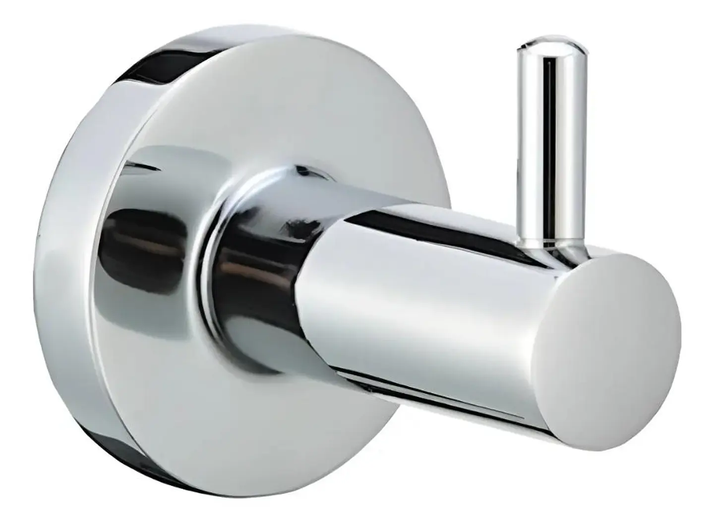 Perchero Toallero De Pared Taumm Swertt Cromado Baño Moderno Gris 1