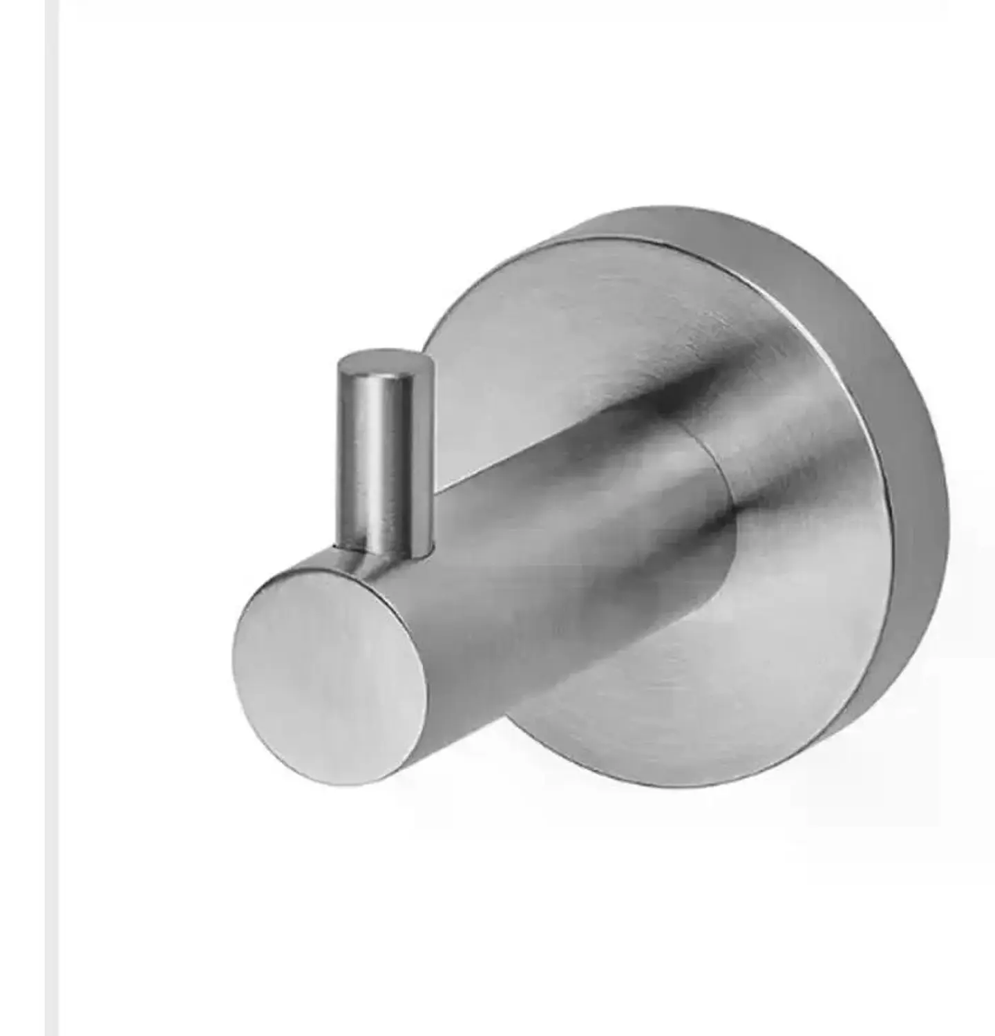 Perchero Toallero De Pared Taumm Swertt Cromado Baño Moderno Gris 3