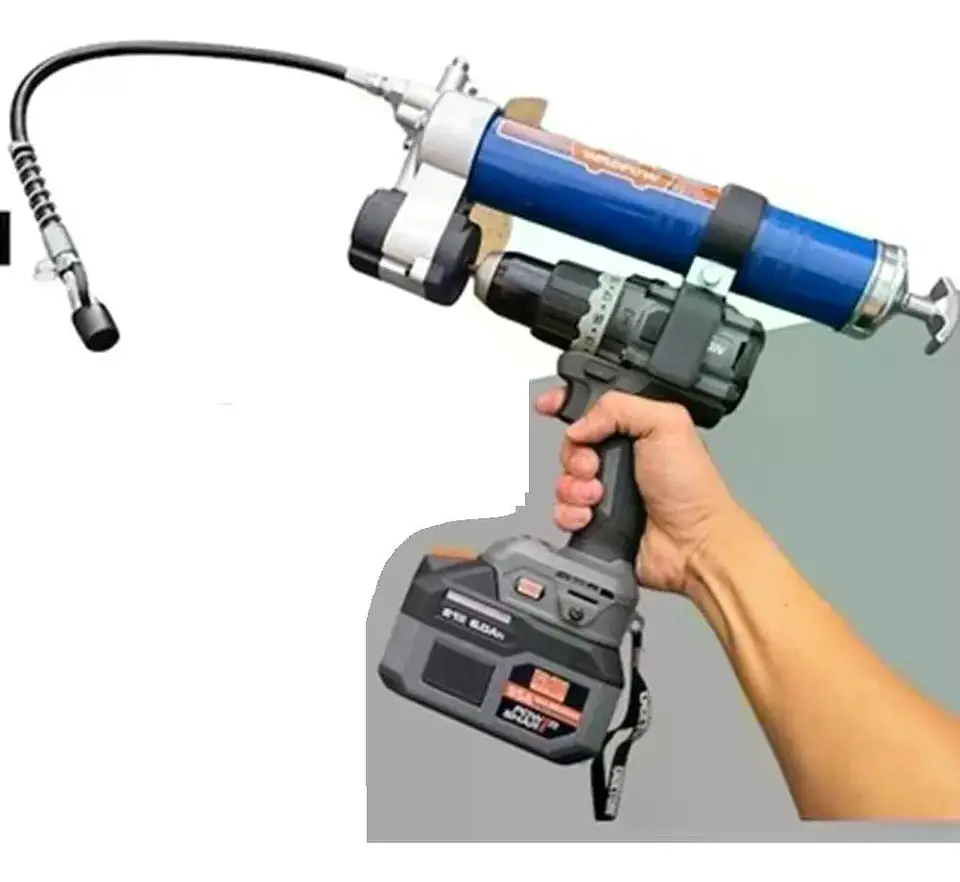 Pistola Engrasadora Para Taladro Inalambrico 400 Cc Wadfow 3