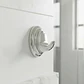 Perchero De Baño Linea Colomba Taumm Metalico Cromado Gris - Miniatura 2
