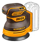 Lijadora Roto Orbital Inal Bl 20v 125mm Vel Variable Ingco Amarillo - Miniatura 3