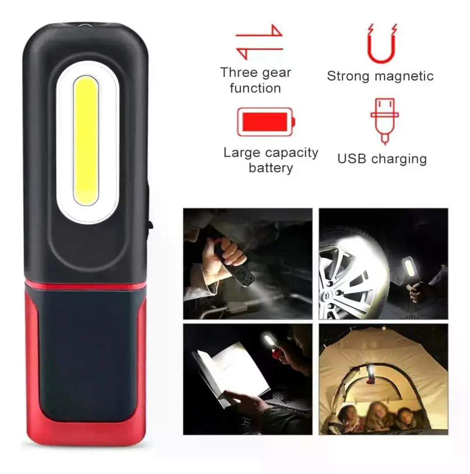 Linterna Led Recargable Wadfow 80-320 Lúmenes Usb-c Wfl7508 Blanco 2