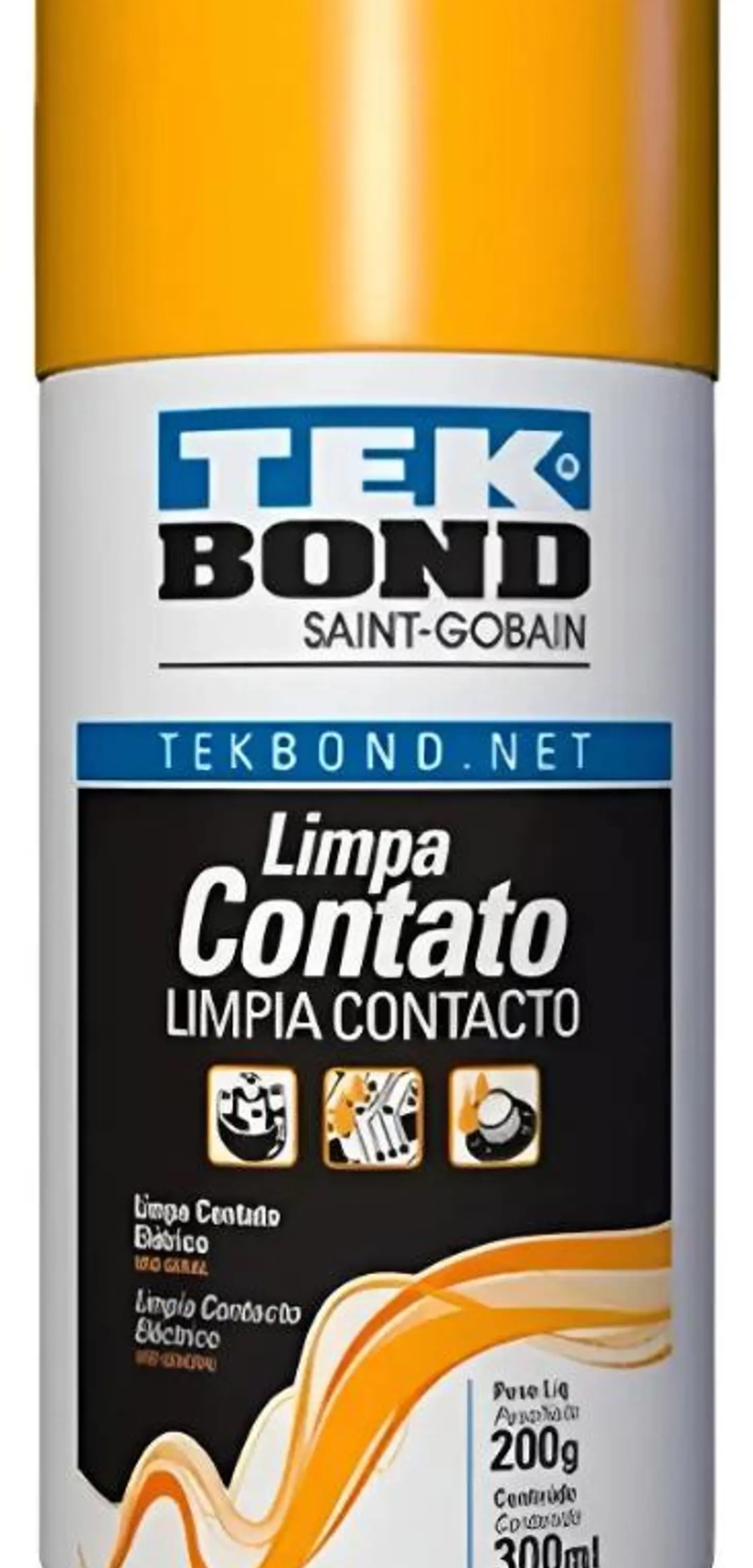 Limpia Contacto Eléctricos En Spray 300 Ml Tekbond  Transparente 2