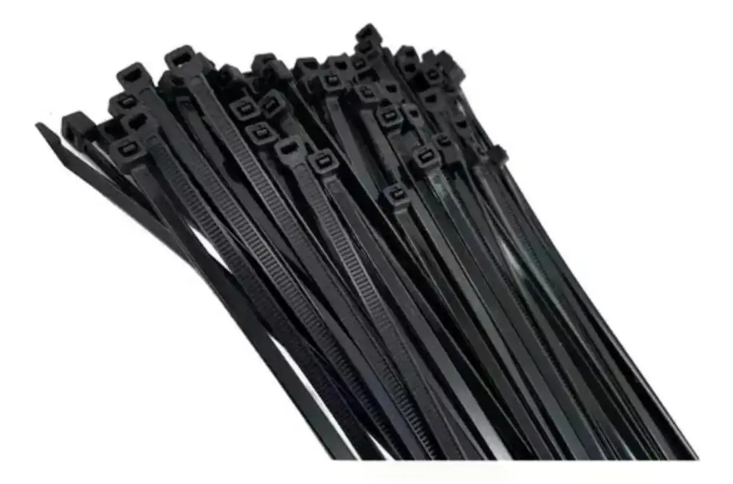 Set De 100 Amarras Plasticas Wadfow 2.5x100 Mm 8 Kg Negro Negro 3