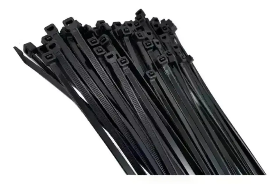 Set De 100 Amarras Plasticas Wadfow 2.5x100 Mm 8 Kg Negro Negro 3