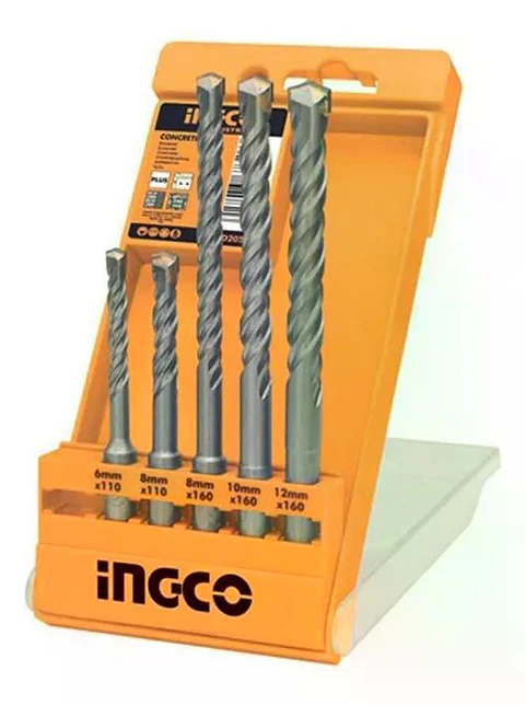 Set Brocas Sds Plus Para Concreto 5 Piezas Industrial 6-12mm