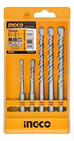 Set Brocas Sds Plus Para Concreto 5 Piezas Industrial 6-12mm - Miniatura 7