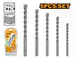 Set Brocas Para Concreto Cemento Ladrillo 5 Pz 4-10 Mm Ingco - Miniatura 2