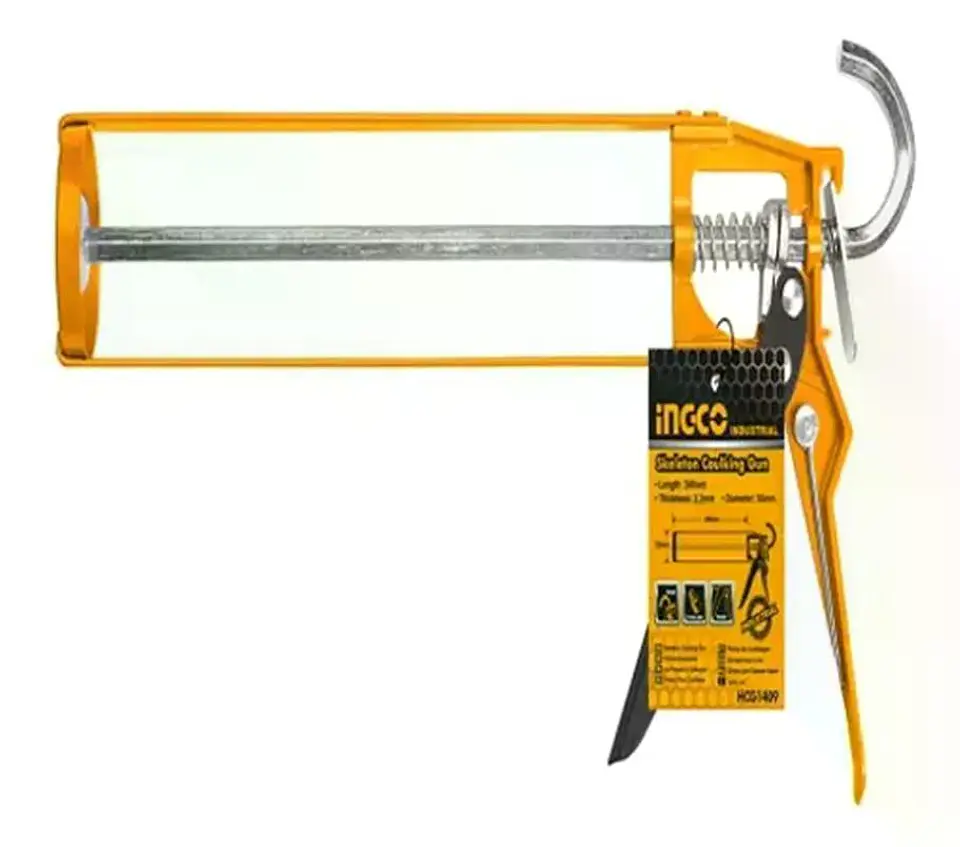 Pistola Para Aplicar Silicona 9'' Ingco Hcg1409 1