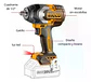Pistola Llave Impacto Inal Bl 1/2 20v 850 Ingco Ciwli20851 Marrón Oscuro 20v 50/60 Hz - Miniatura 4