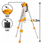 Tripode Para Nivel Laser 1,2 M 5/8 Y 1/4 Pul Ingco Hllt01152 - Miniatura 1