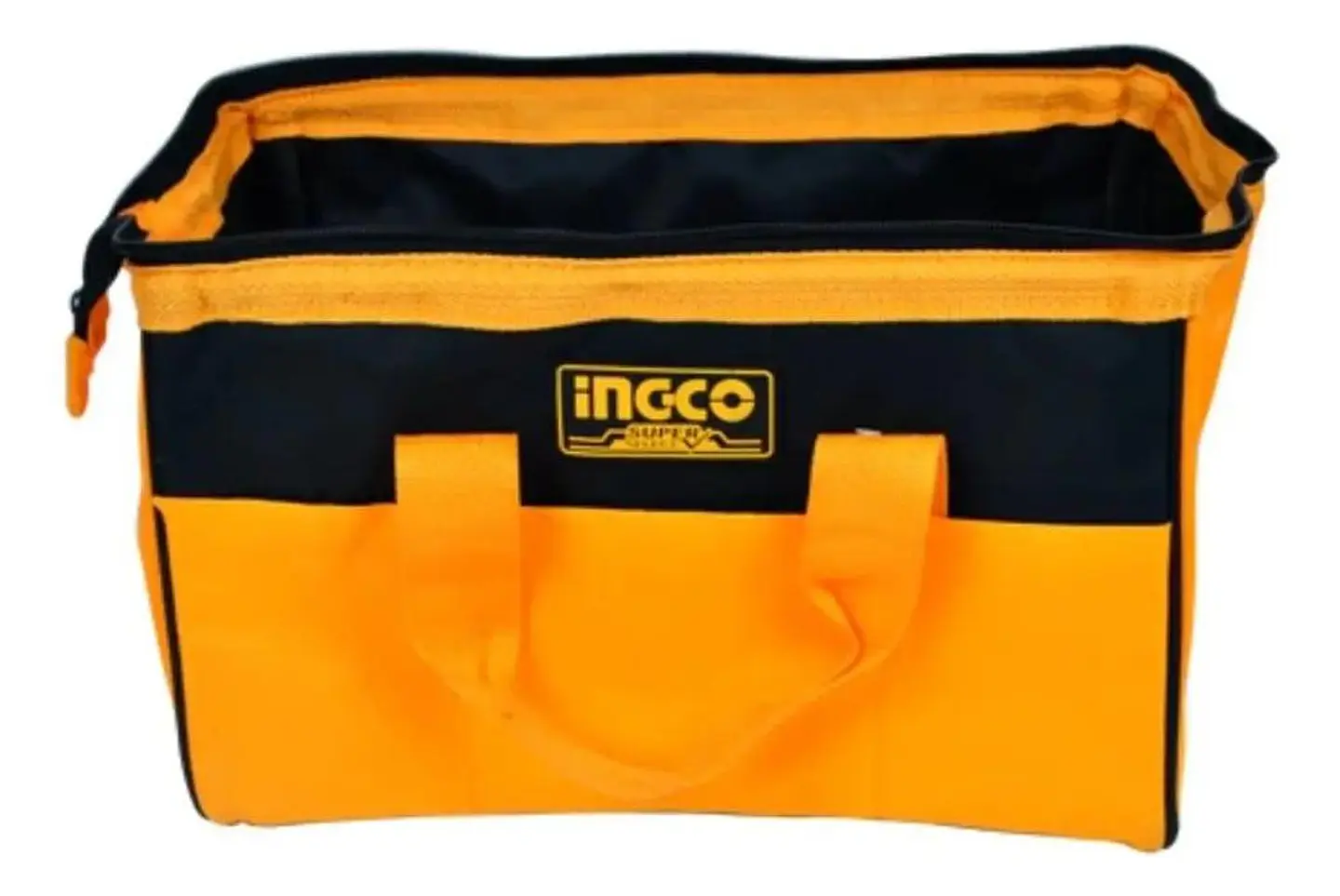 Bolso De Herramientas Ingco 14 Bolsillos 16 Pulgadas 15 Kg  Marrón Oscuro 11
