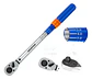 Llave De Torque Torquimetro 5-25nm 1/4 Wadfow Azul Azul - Miniatura 11